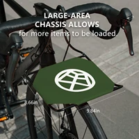 OFFBONGAGE-portaequipajes delantero para bicicleta, bolsa de alforjas, soporte para estante de equipaje, maletero, estante para ciclismo de montaña, capacidad de carga de 10kg