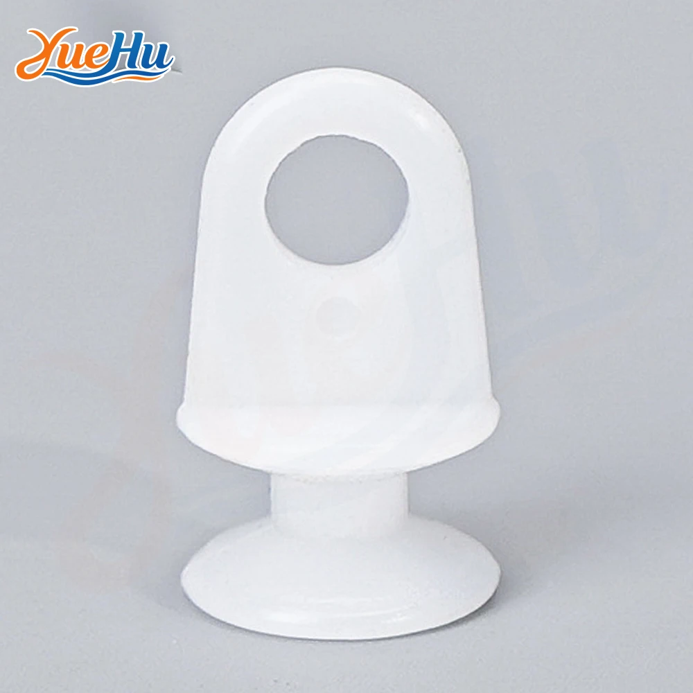 YUEHU 50PCS Plastic Fasteners, Curtain Track Slider Clips, Hanging Rings & Hooks For Auto Window Curtains