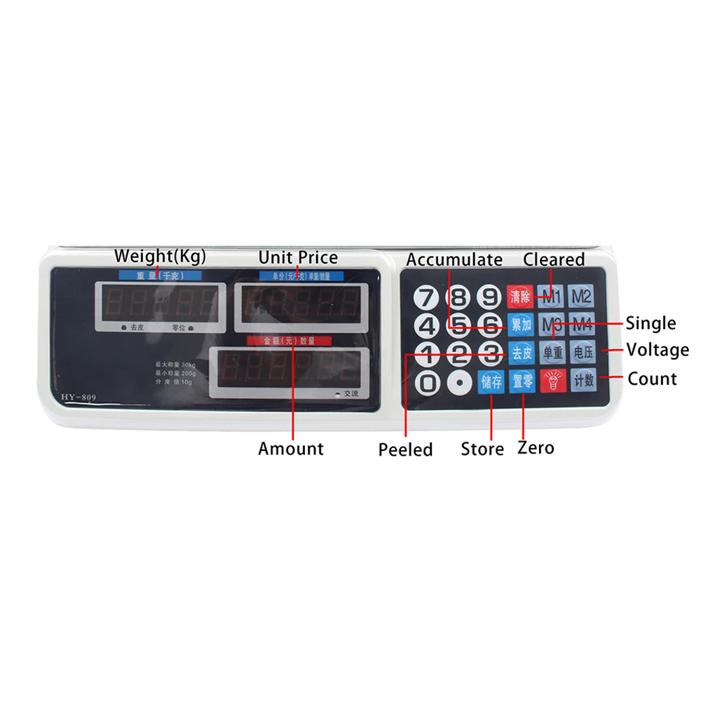 New 30kg electronic pricing scales electronic scales weighing scales of fruit