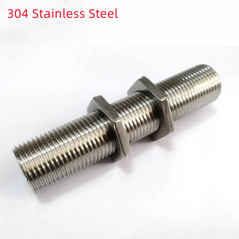 

Длина 100 мм 3/4 дюйма BSP, полностью резьбовой соединитель для фитинга ниппельной трубы из нержавеющей стали 304 для резервуара для воды