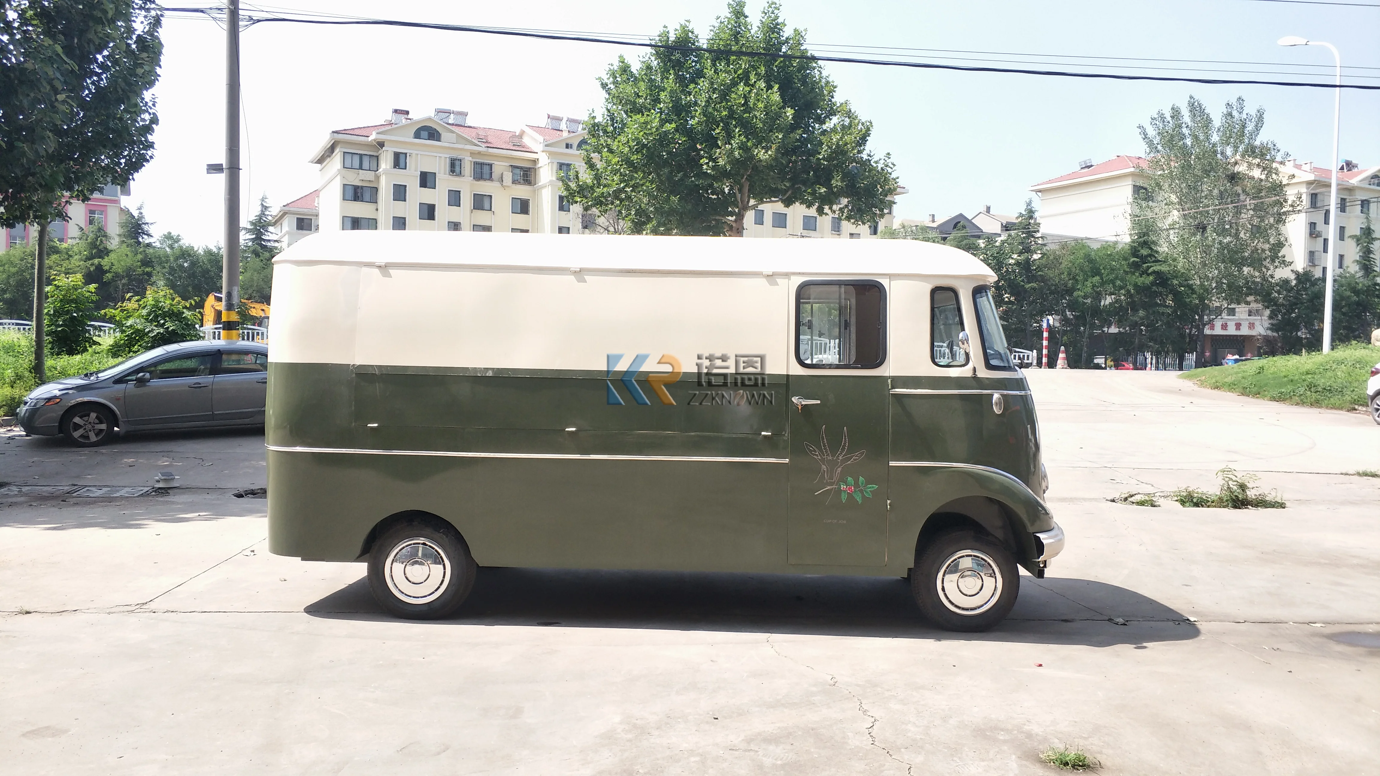 Elektryczny Food Truck Kiosk komórkowy automat do kawy Van wysokiej jakości przyczepa gastronomiczna wagon restauracyjny