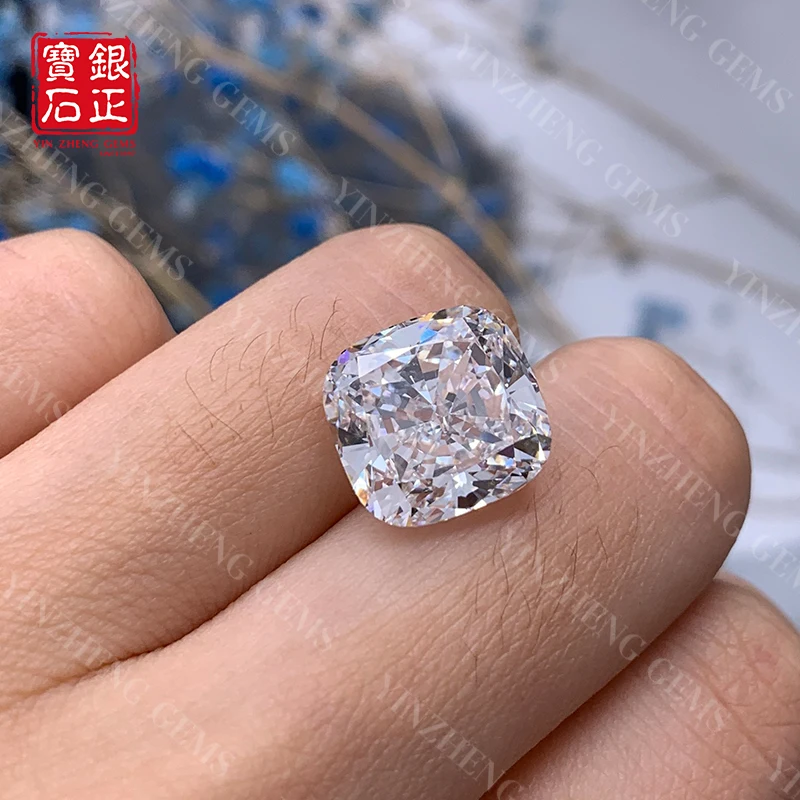 YinZheng Gemstone Lab Diamonds With IGI Certificate Cushion Shape 3.0-3.99ct CVD Diamond DEF Color VVS2 EX EX Lab Grown Diamond