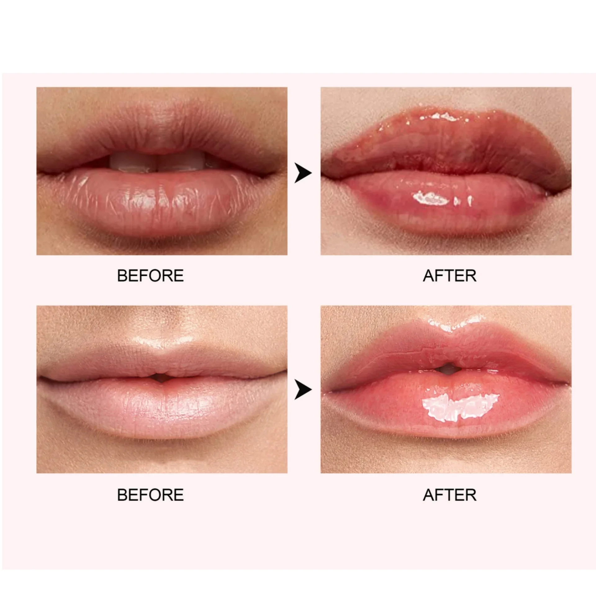 HANDAYAN 6 สี Lip Plumping Booster Moisturizing Clear Lip Gloss Plumping Honey Lip Oil Rich Lips Lipgloss แต่งหน้า