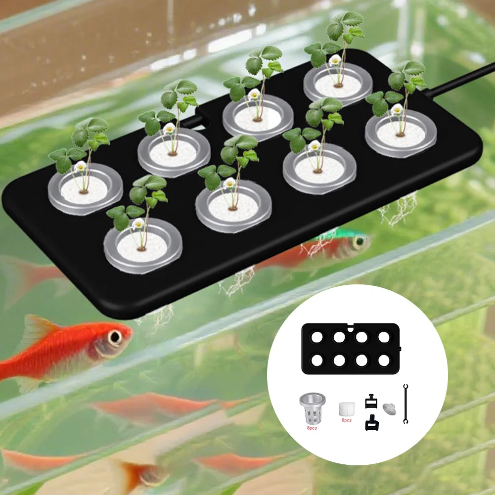Aquatic Floating Planting Board Planting Basket 22.8*11.7cm Wall-mounted Suction Cup Aquarium Landscaping Supply