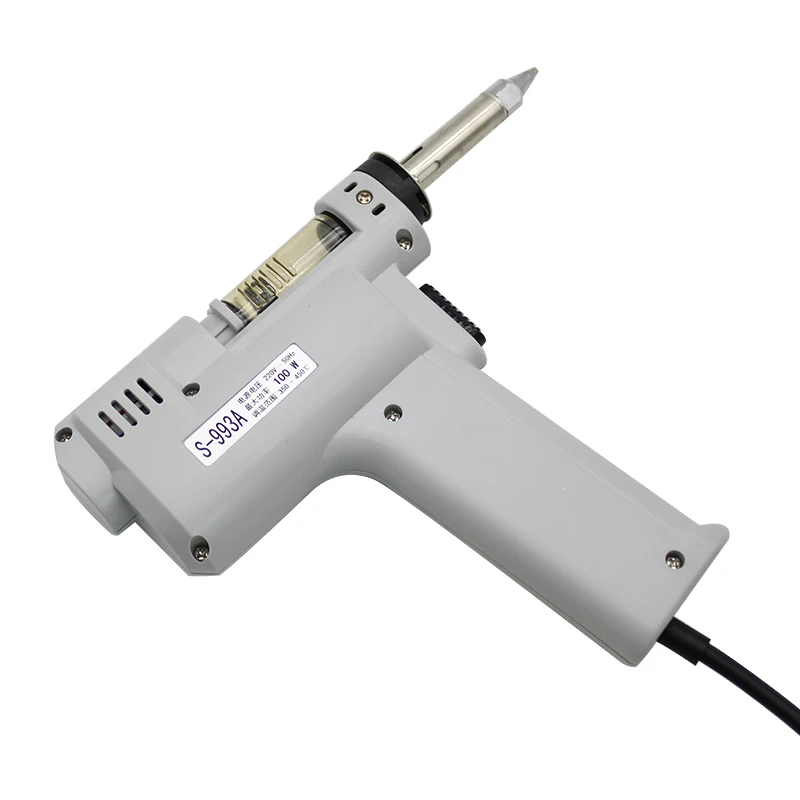 Brand New S-993A Powerful Single Air Pump Electric Tin Suction Device Suction Gun Suction Pump 100w Tin Removal Suction Tool