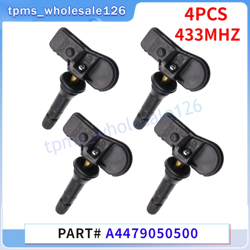 

Set Of 4 Tire Sensor A4479050500 For Mercedes-Benz Vario T2N V-Class Viano Vito VS20 TPMS 433MHZ Tyre Pressure Monitor System