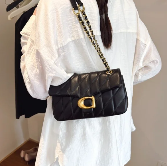 

Роскошная женская сумка высокого класса в стиле ретро, модная сумка на цепочке, новая четырехсезонная универсальная диагональная сумка через плечо