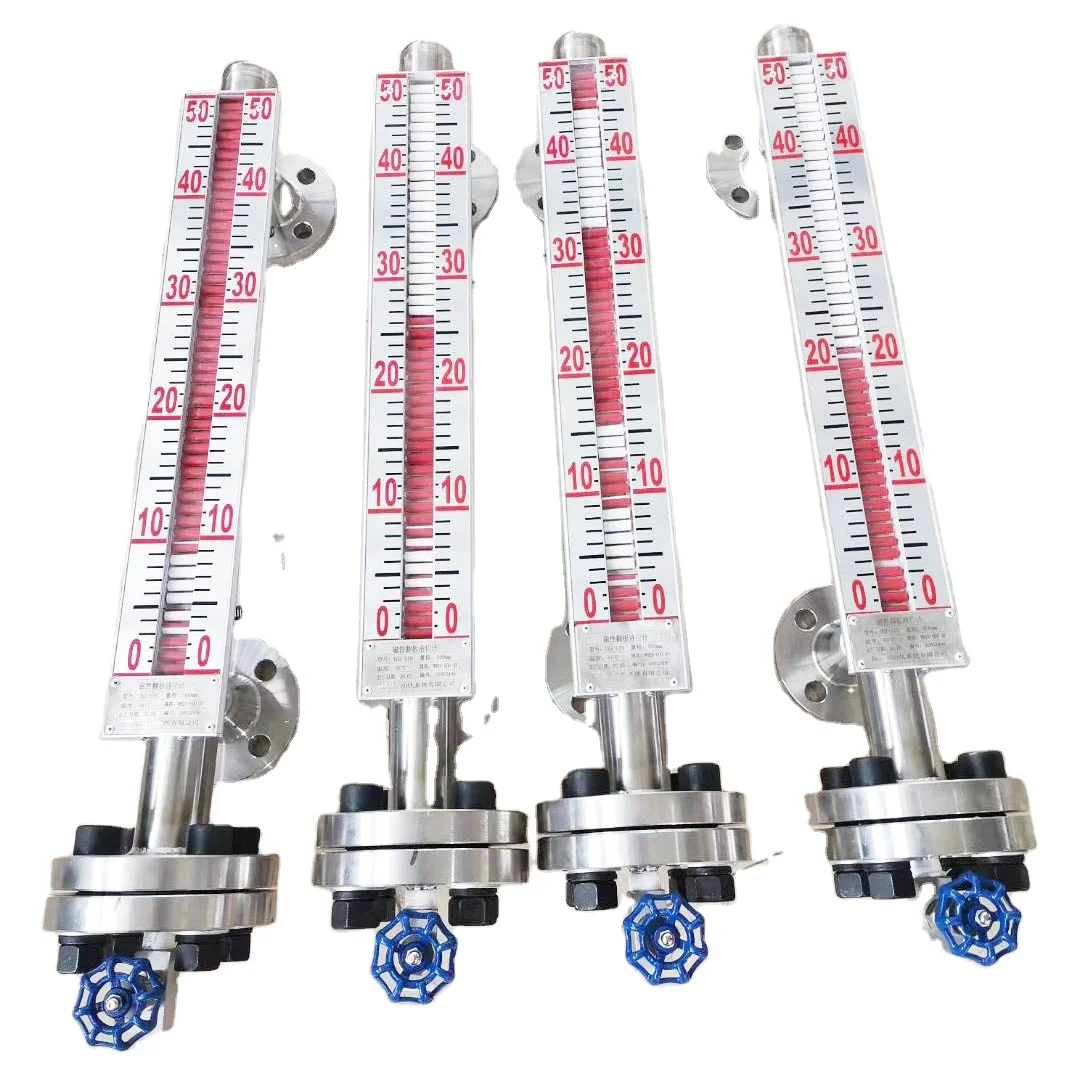 

Tank Level Gauge Palm Oil Water and Testing Instruments Magnetic Float Level Sensor 4-20 MA Transmitter Remote Control