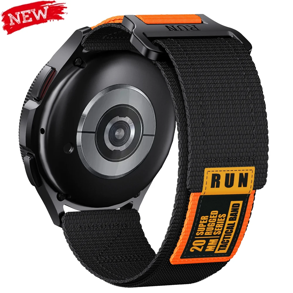 RUN Nylon Band 20mm 22mm Universal Replacement Wristband Sport Watch Strap for Men Women Bracelet Colorful Belt Accessories
