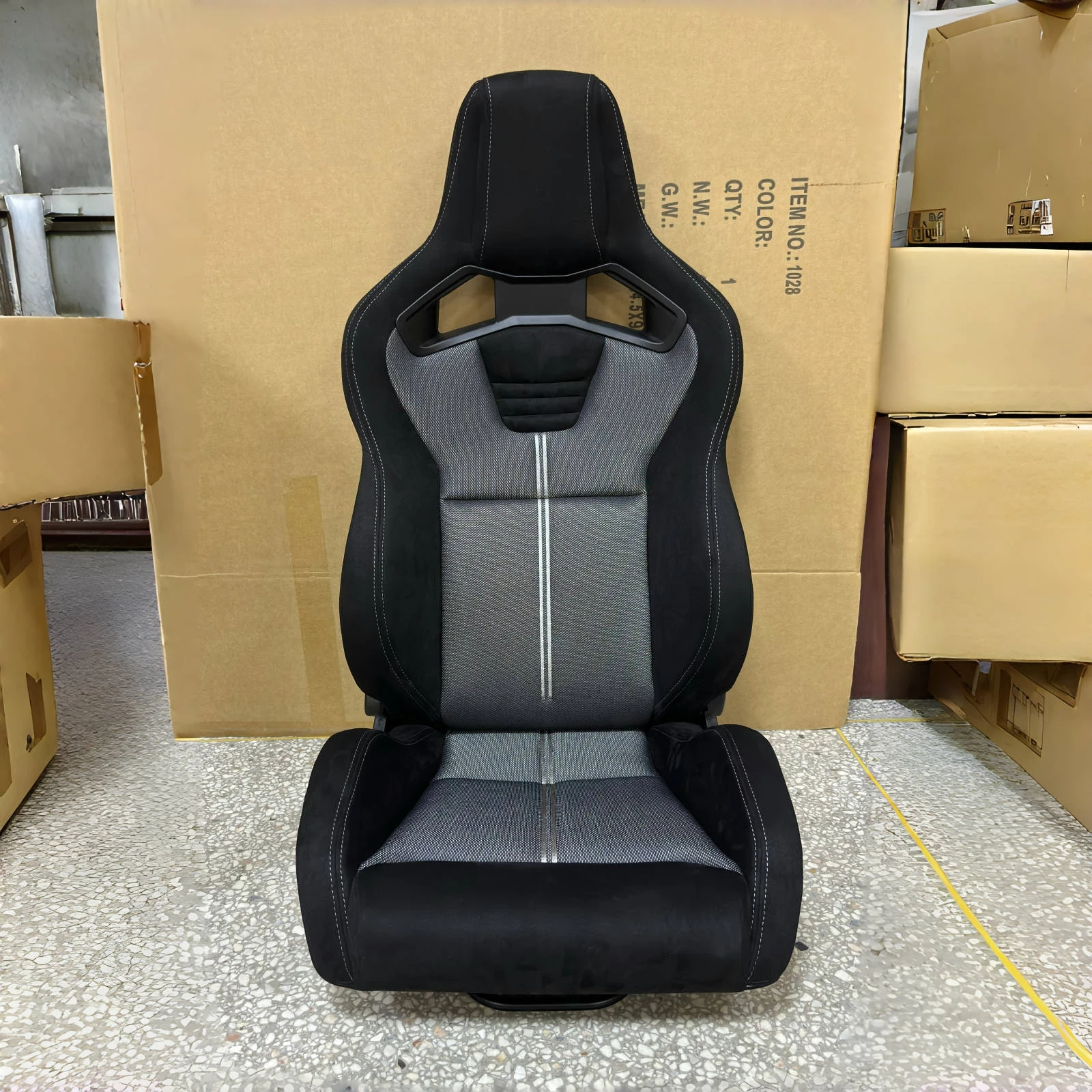 Universal High Quality PVC Leather Racing Bucket Seats Simulator Gaming Station Adjustable Sim Bucket Carbon JBR1039RTF