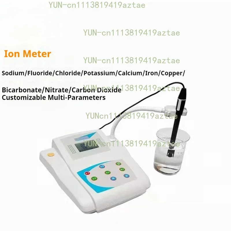 DWS-51 Sodium Ion Meter Lab Ion Selective Electrode Water Quality Analyzer for Fluoride Chloride Detection High Precision