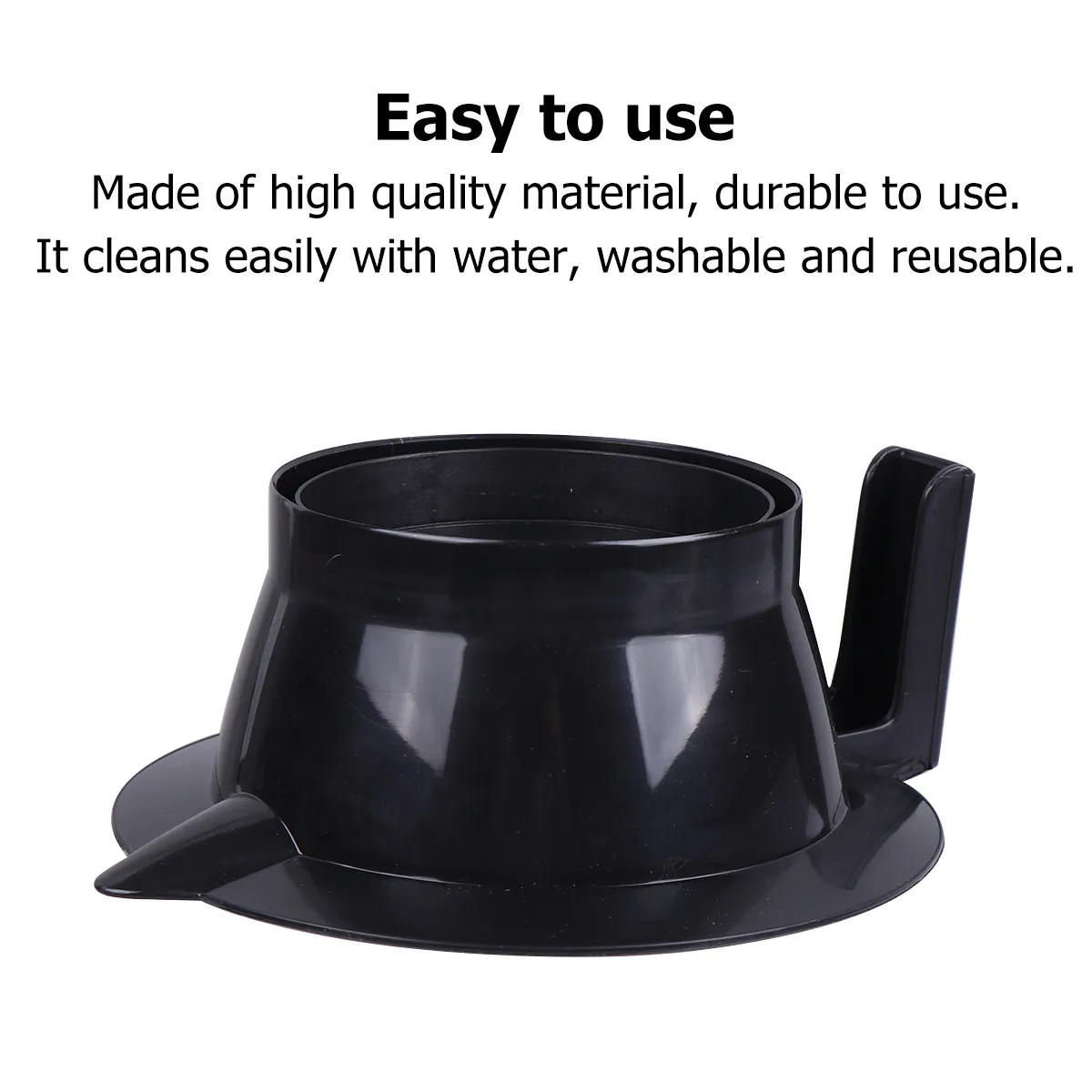4Pcs Hair Dye Bowl with Scale Markings Premium Tint Mixing Bowl for Salon Hair Coloring Easy Carry Convenient Grip Design 3