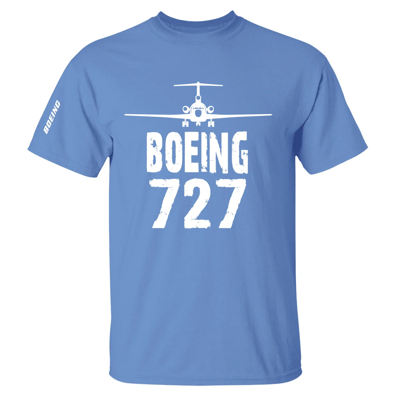 Top Tee Summer Aviation Boeing 727 Flight Pilots Men Women Short Sleeve T-shirts Cotton Graphic T Shirts