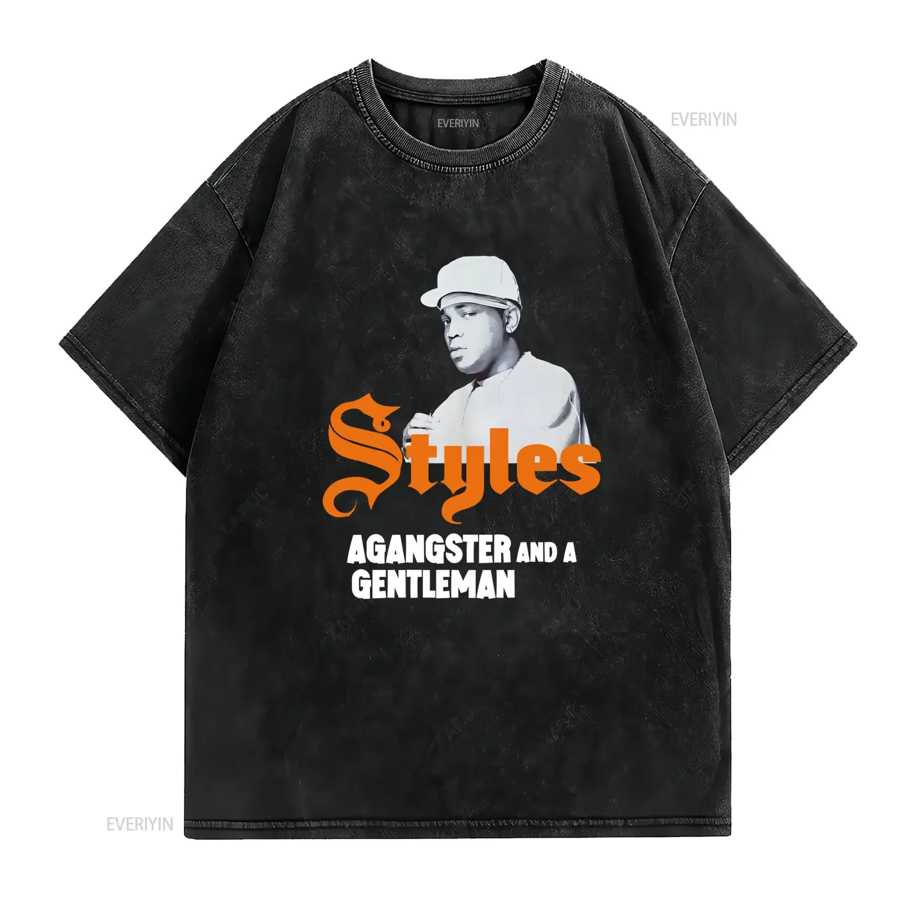 Men'S Vintage 2000s Ruff Ryders T Shirt P Diddy Jadakiss Hip Hop Rap Design with Orange Lettering Oversized 2X Size Casual Soft