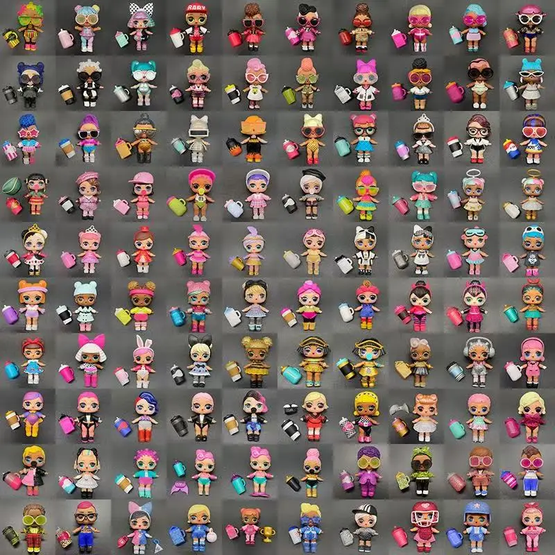 

Набор серии кукол 8 см с одеждой, обувью, аксессуарами для творческих игр, свободный набор, полный набор, в комплект входит кукла и аксессуары