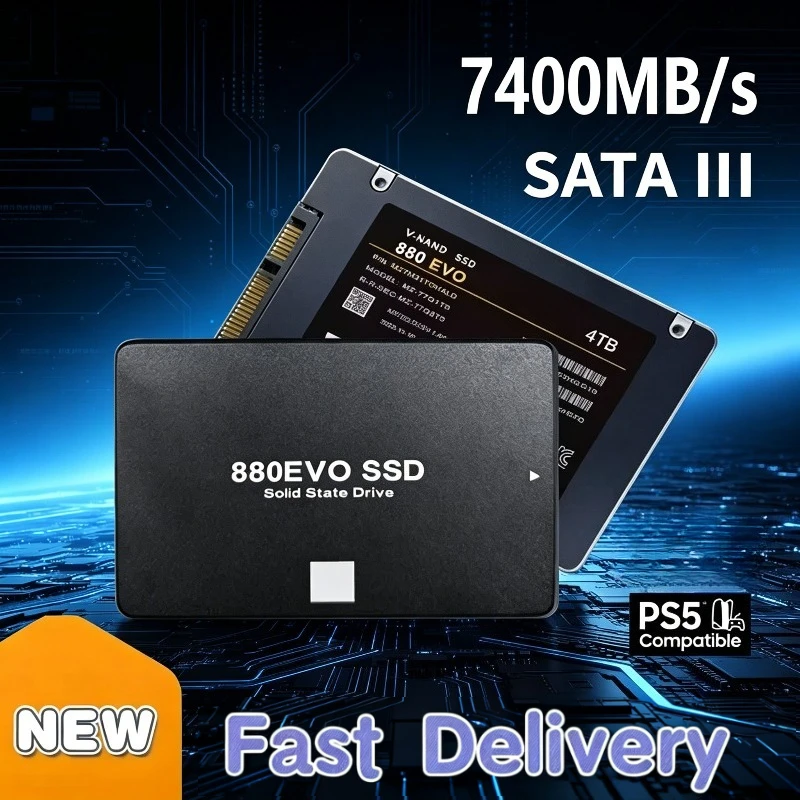

Original 880EVO High Speed Portable Solid State Drive, External Hard Disk For Internal Hard Drive Sata3 Interface For Laptop.