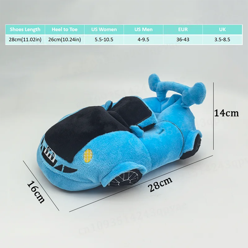 2025 New Men Car Shape Plush Slippers Autumn Winter Soft Stuffed House Shoes Car Warm Slipper Christmas Birthday Gifts