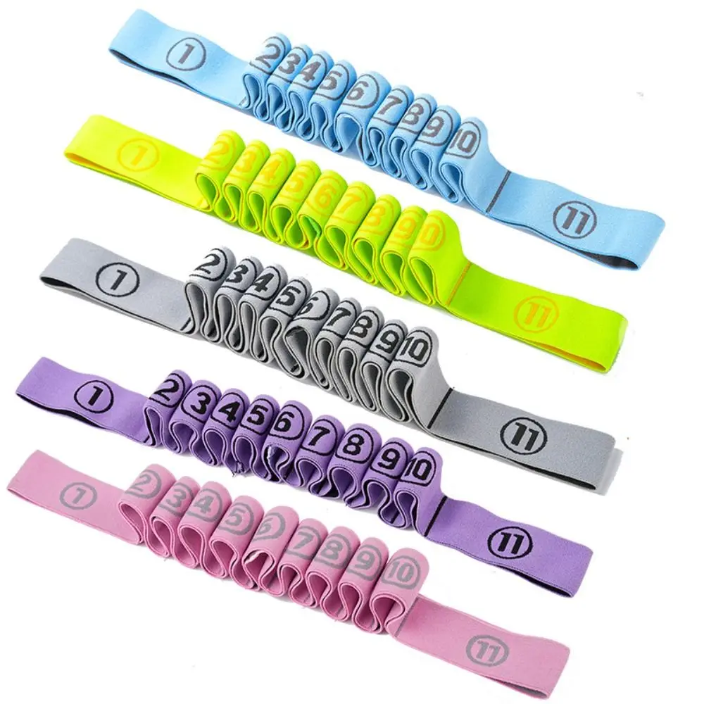 

11 Grid Yoga Resistance Band Yoga Training Crossfit Exercise Fitness Resistance Bands Textile Cotton Elastic