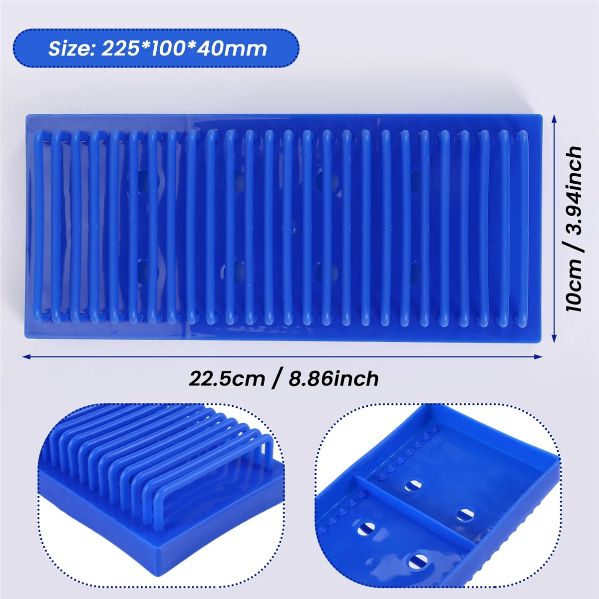 Trending Now Rectangle Type Slide Drain Rack Electrophoresis Gel Glass Plate Drying Holder School Education Laboratory Equipment