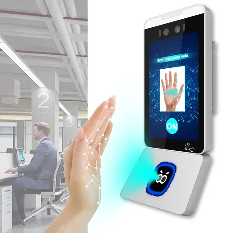 Biometrics Palm Vein Recognition Machine Tcp/Ip Network Wifi 4g Palmar Recognition SDK Time Attendance Access Control Tool