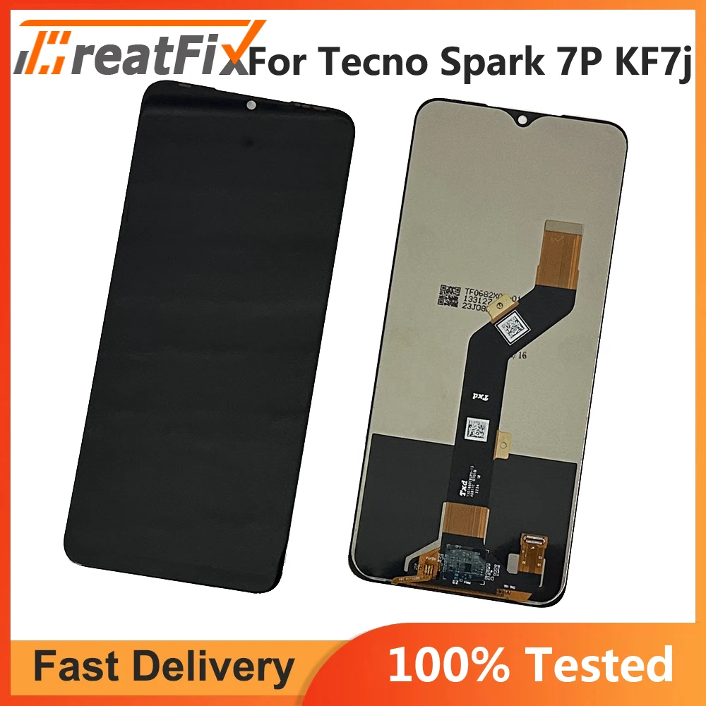 

For Tecno Spark 7P KF7j LCD Display Touch Screen Assembly For Tecno Spark 7P KF7j Repair LCD Spark 7P KF7j Parts