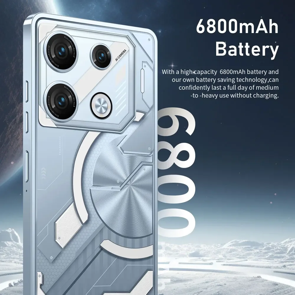 جديد GT10 Pro 7.3HD 16G + 1T 5G هواتف محمولة مزدوجة Sim أندرويد 13 هاتف محمول 108MP 6800mAh نظام تحديد المواقع هاتف محمول ذكي هاتف ذكي أصلي #4