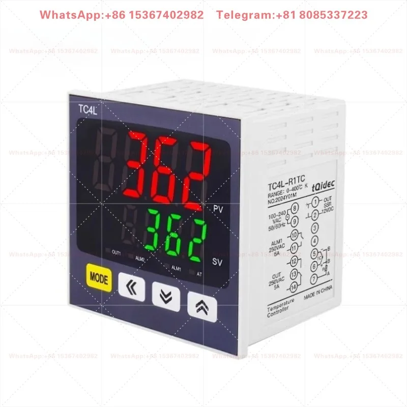 TQIDEC TC4L Intelligent PID Thermostat Multi-Input Digital Display Temperature Controller Relay/SSR Output