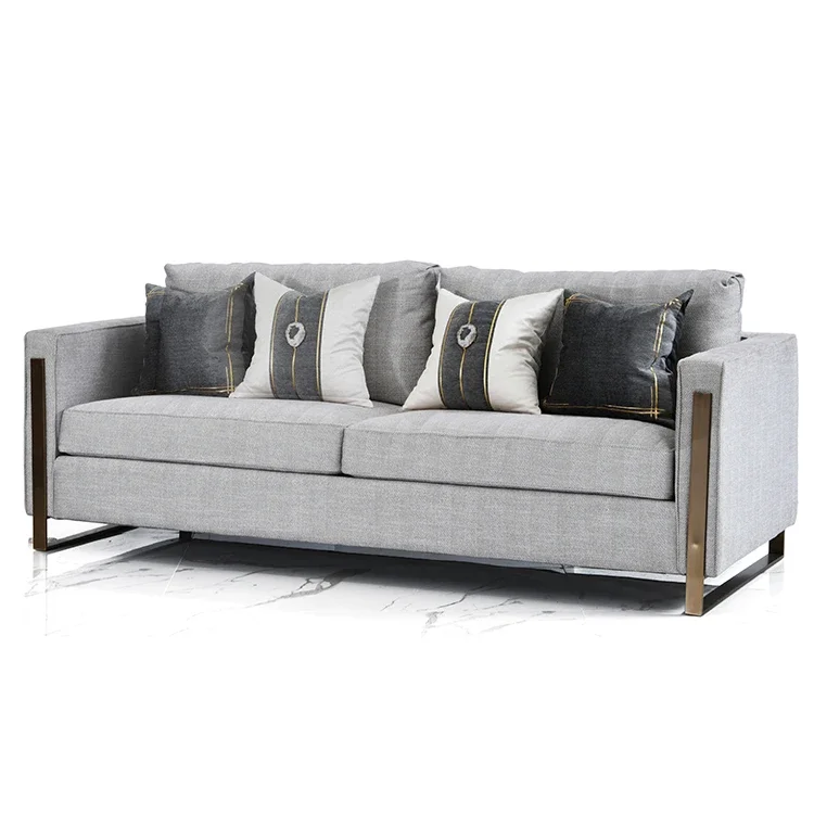 مجموعة أريكة قماشية لغرفة المعيشة في الفندق ذات جودة عالية تجارية وحديثة الأكثر مبيعًا #2