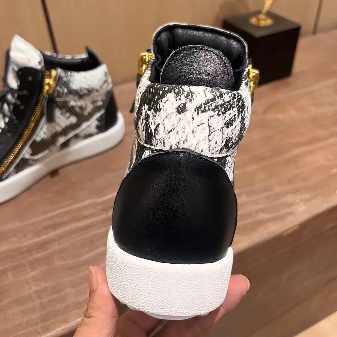 أعلى جودة كلاسيكي رجل أحذية رياضية كاجوال النساء عالية الجودة الجلد الحقيقي تنس العلامة التجارية الفاخرة مصمم للجنسين أحذية رياضية 0072 #4