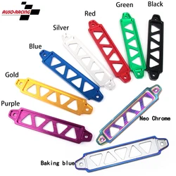 218mm/190mm Aluminum Red Billet Aluminum Car Battery Tie Down Mount Bracket Holder Bar for Honda Civic