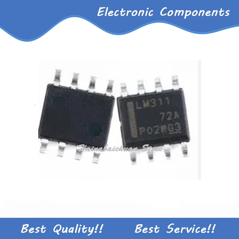 10 Pcs/Lot LM311DR LM311 SOIC8 New and Original In Stock