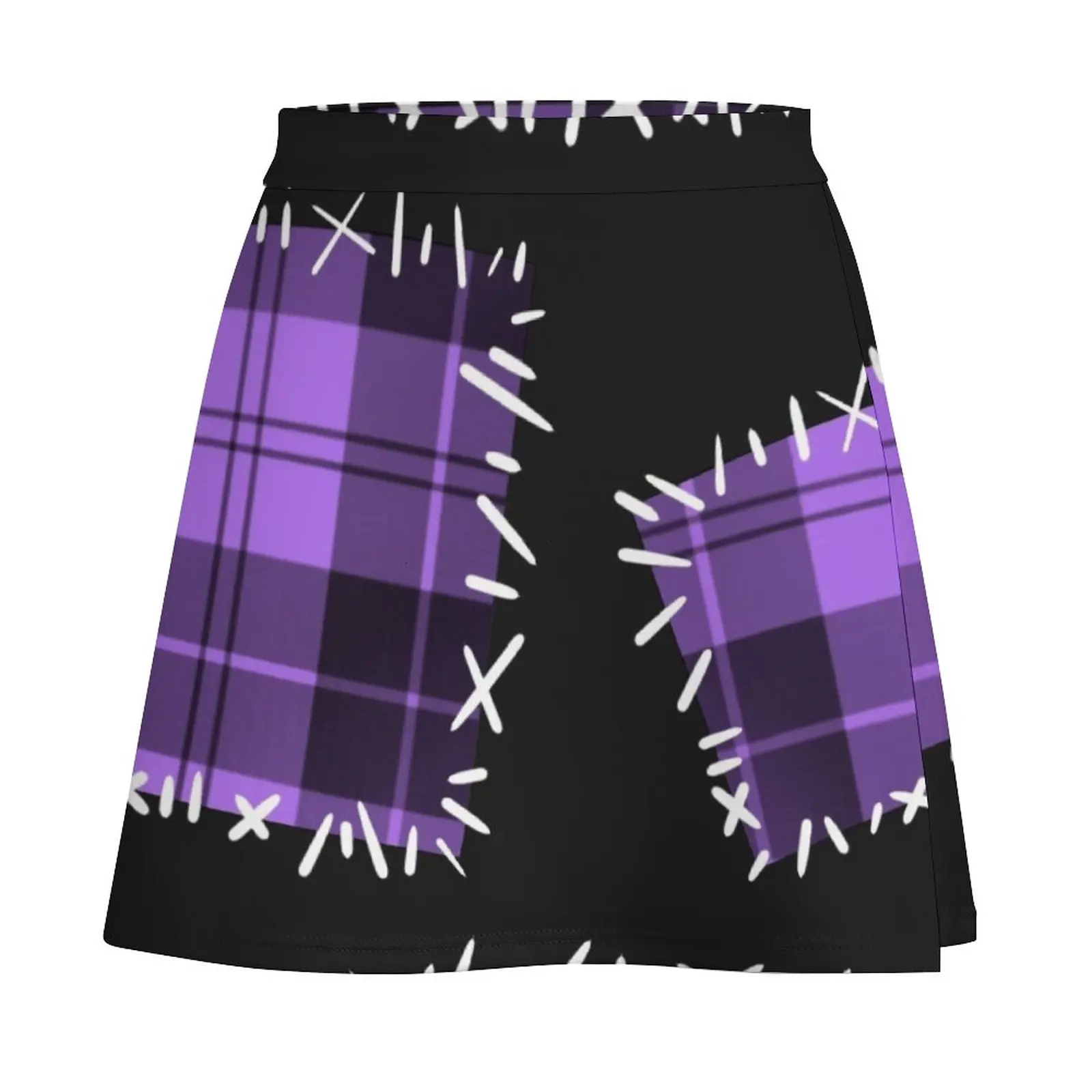 Virgil's Hoodie Patches Mini Skirt womans clothing Skirt satin skirt skirt
