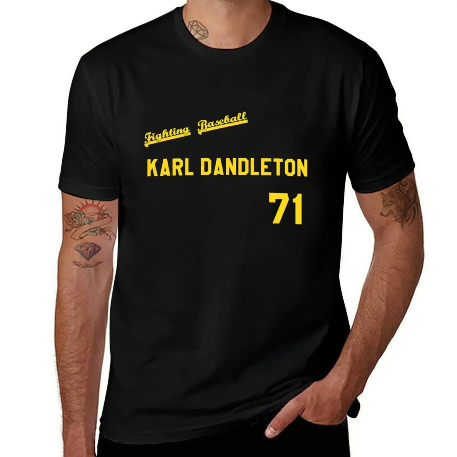 

Karl Dandleton Baseball Jersey Meme T-Shirt g man t shirts for men man t shirts high quality luxury brand T-Shirt