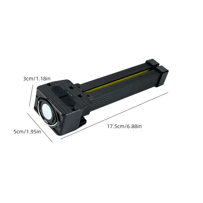 Strong Flashlightoutdoor Multifunctional Camping Lightingflashlight Auto Repair Work Lightfolding COB Light