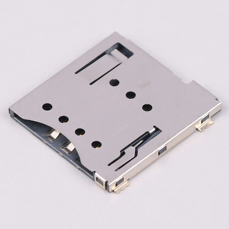 1pc MUP-C792 Micro SIM Card Connector Patch Self-piercing 6 +1 P SIM Card Slot Socket SIM Card Slot Connectors