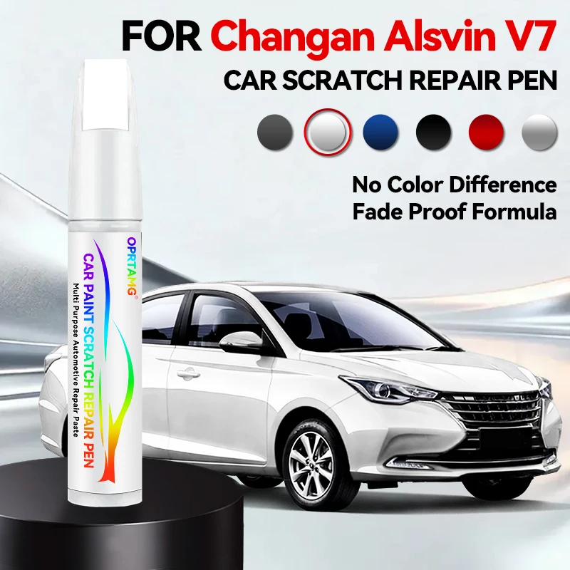 

Ручка-корректор для ремонта автомобильной краски, аксессуары для устранения царапин, синий 027, серебристо-серый CYSS, лунно-белый 226, черный для Changan Alsvin V7