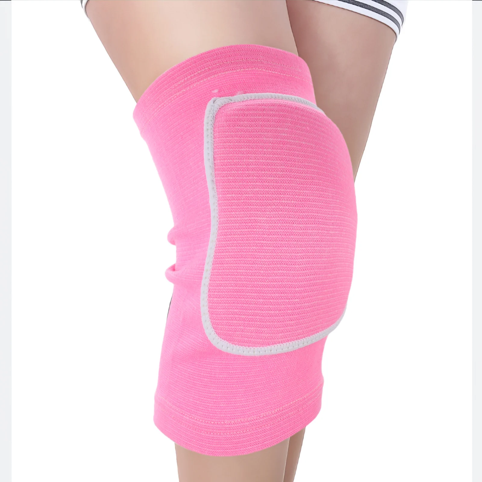 

1 Pair Thickened Knee Brace Elastic Breathable Support For Sports Yoga Running Skating Volleyball Dancer Outdoor Fitness Knee