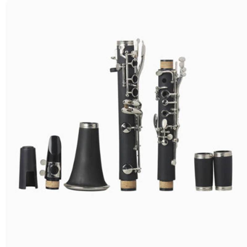 Bb Clarinet 17 Keys Nickel Plating Clarinet Adults Beginners Practice Clarinets…