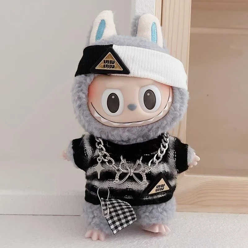 

Mini Plush Doll'S Clothes Outfit Accessories For Korea Kpop Exo Labubu V1 V2 Idol Dolls Pit strip climbing suit Clothing Gift