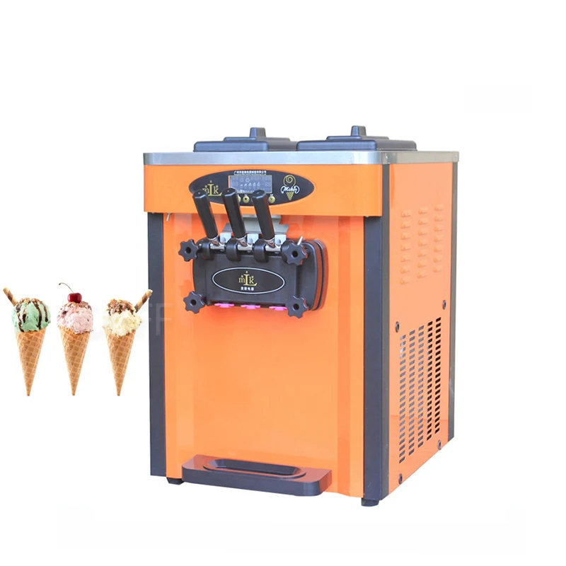 

Sanwei Soft Ice Cream Machine Commercial Multifunctional Stainless Steel Strawberry Sundae Machine