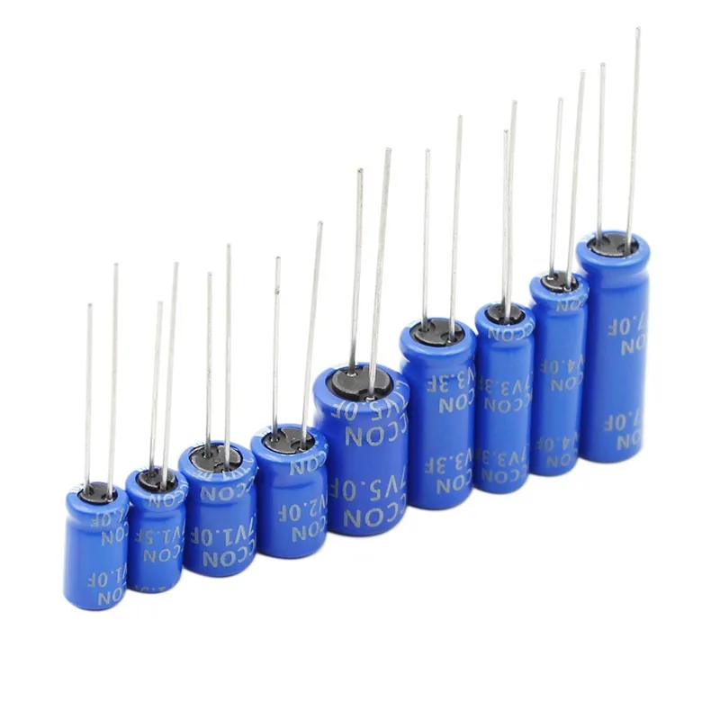 5-10 SZT. Kondensator 2.7V 1.0/1.5/2.0/3.3/4.0/5.0/7.0/10/15/20/30F Kondensator 2.7V1F 2.71.5F 2.73.3F 2.75F 2.710F 2.715F 2.720F — zdjęcie produktu 4