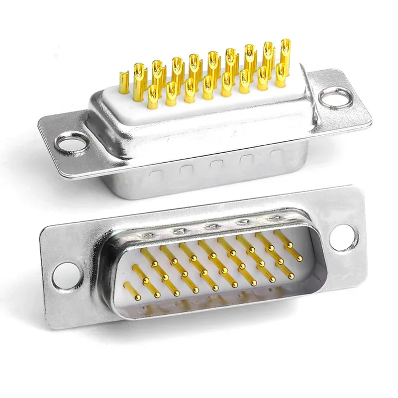 DB26 لحام ذكر التوصيل أنثى المقبس 3 صفوف 26 دبوس المسلسل ميناء موصل D-SUB 26 محولات