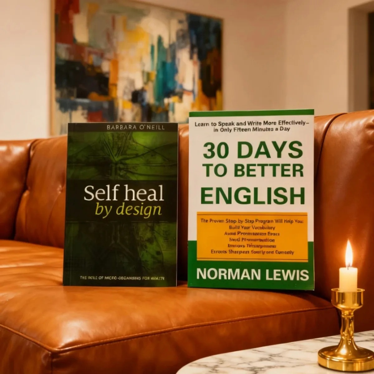 

《30 DAYS TO BETTER ENGLISH》 +《Self Heal By Design》Refine English & Design Healing - 30-Day Transformation Journey Good Book