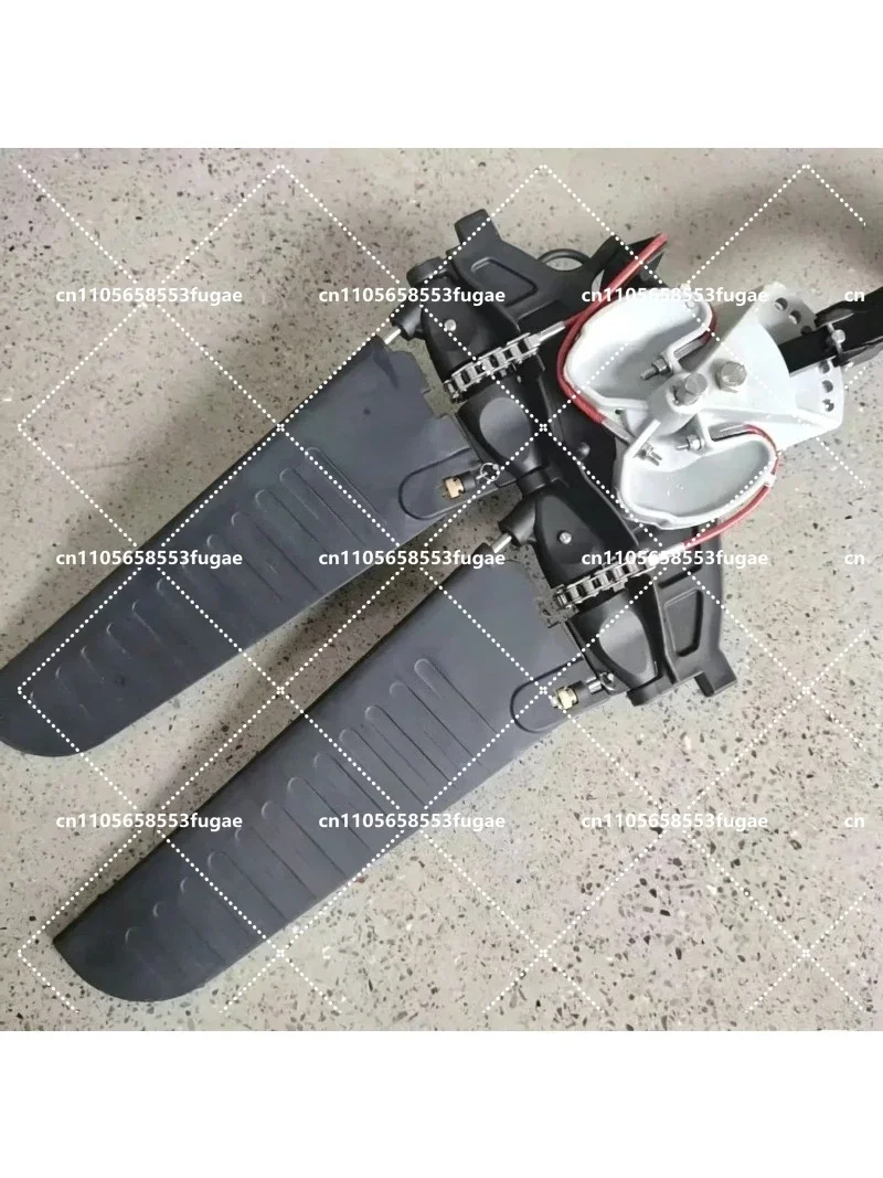 Kayak Foot Pedal Drive System Propulsion Fin Thruster Flipper Kit for Paddle Board - Easy Navigation And Control Underwater Fin
