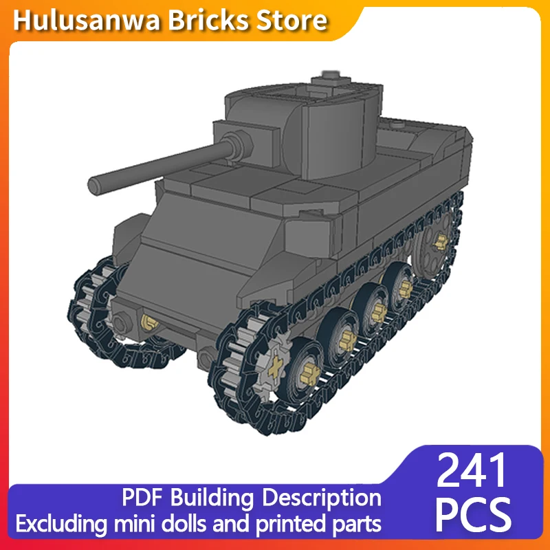 

M8A1 Модель разрушителя танка MOC Строительные кирпичи Военное оборудование Модульная технология Подарки Праздничная сборка Детские игрушки Костюм