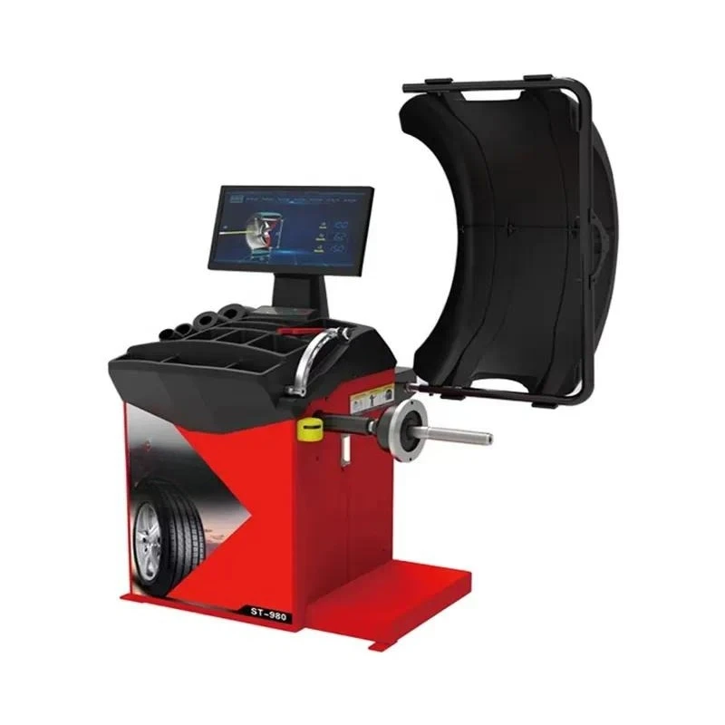 2026 New, High Quality, Car Wheel Balancing Machine 65kg Capacity 1g Accuracy 220V Low Noise Under 70dB for Auto Repair Shop