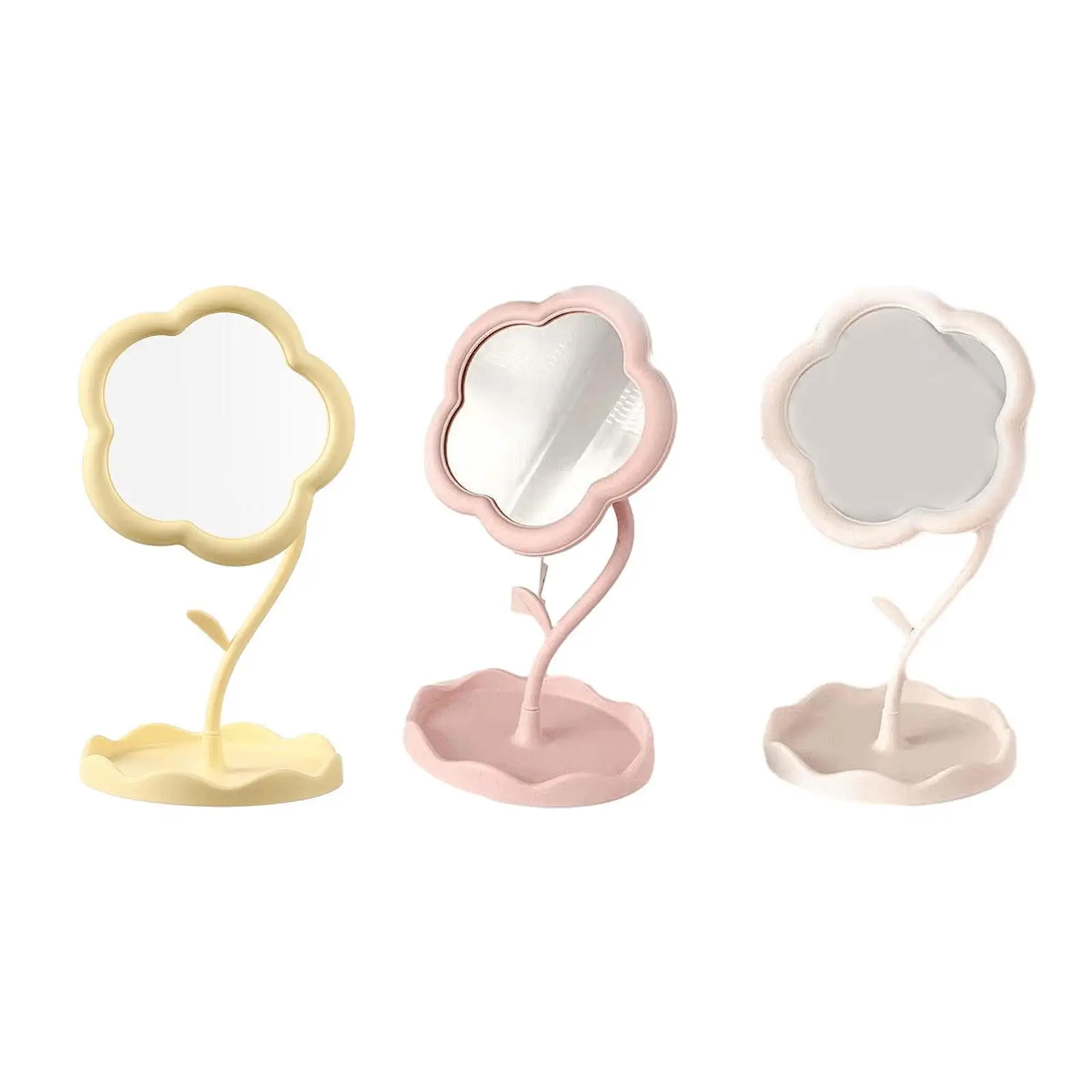 Makeup Mirror for Desk Table Mirror Beauty Mirror° Rotating Tabletop Mirror