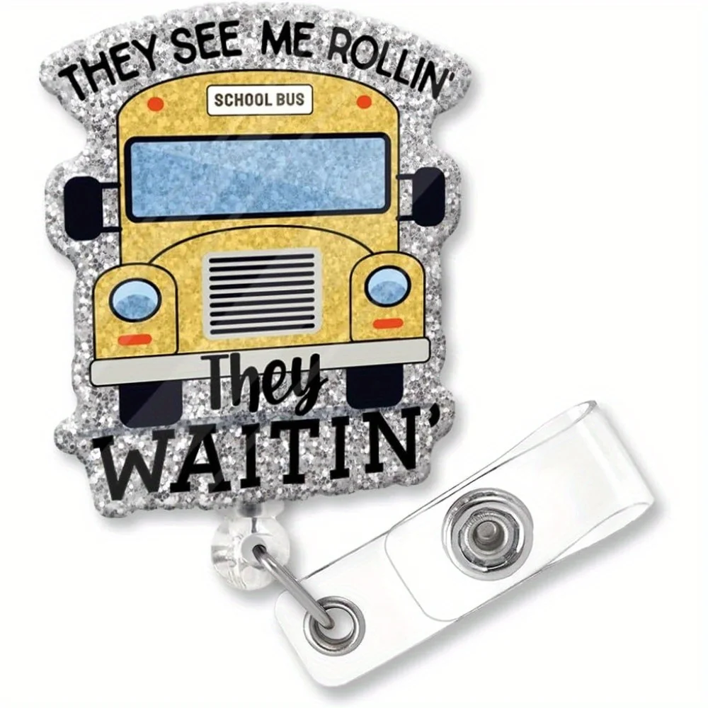 

"Educated Drug Dealer" Badge Reel. Rose gold glitter clip for pharmacists & nursing students.