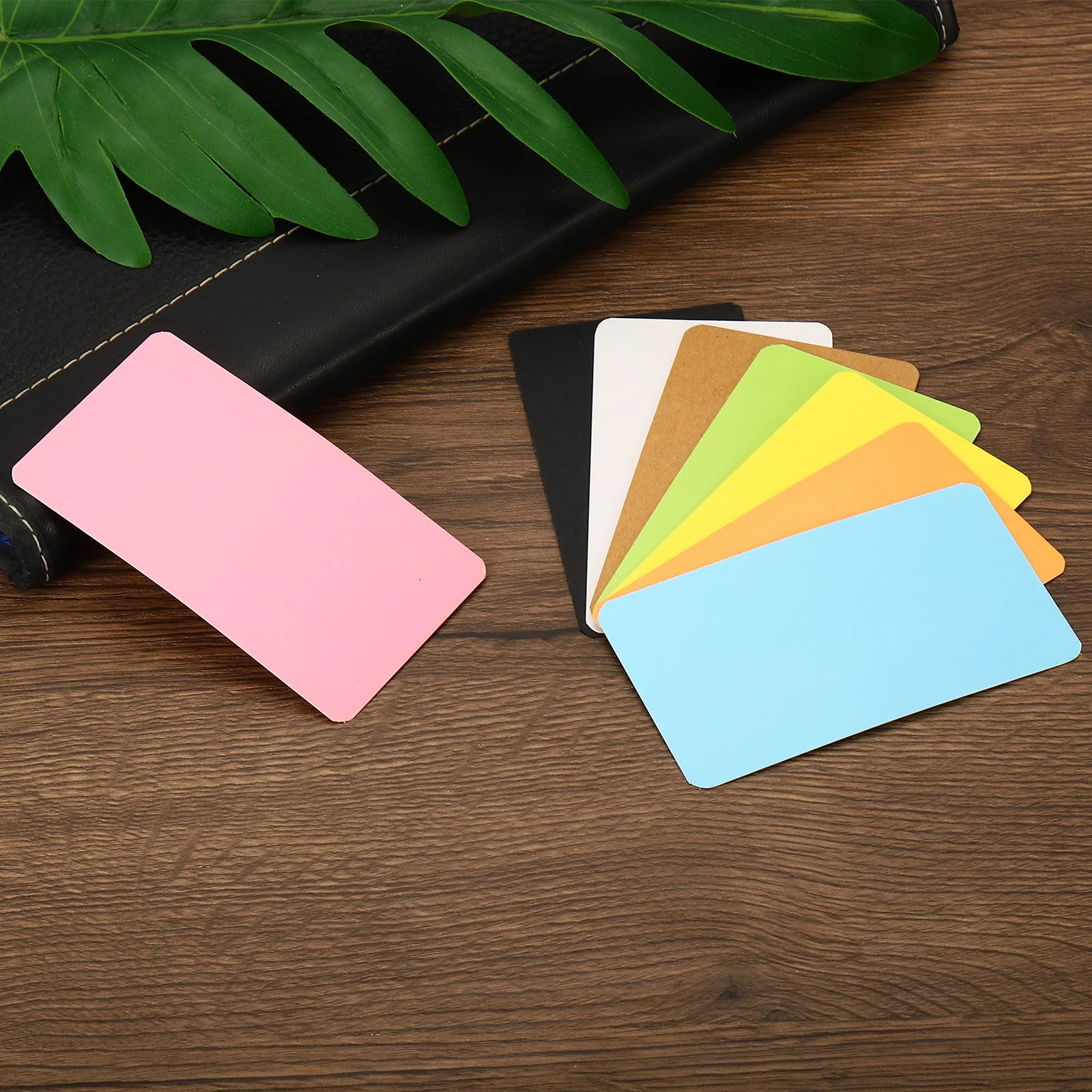 90Pcs 90x54x0.3mm Blank Handwritten Paper Message Card Business Thank You Cards For Memo Wedding Party Greeting Mini Paper Tags