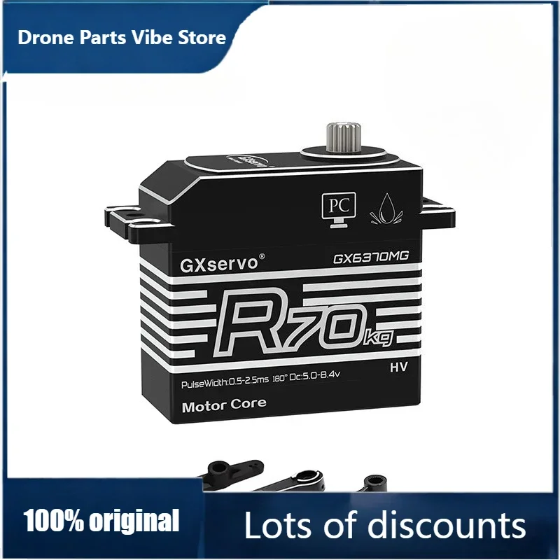 

FyOriginal Digital servo R80kg R70kg All Metal Gear 8.4V High Voltage High Torque For 1/5 RC Car,Industrial Equipment,,Robot arm